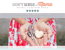 Tablet Screenshot of dontmesswithmama.com